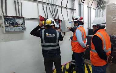Sistema contra incendio en instalaciones mineras